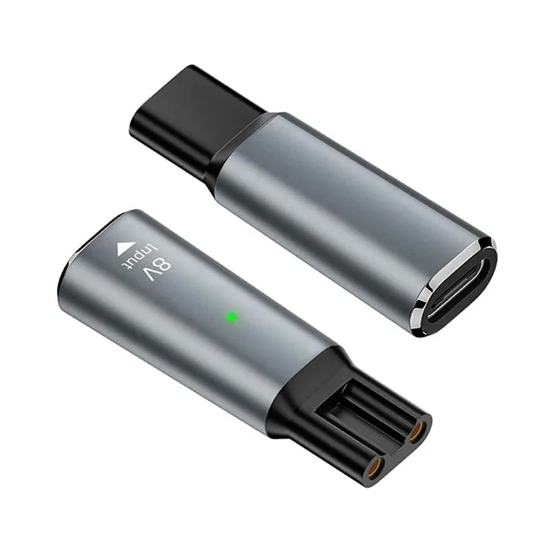 8 فولت HQ850 Type-C ماكينة حلاقة مهايئ شاحن محول شحن لشفرة واحدة QP2530 QP2630 الكهربائية أداة تهذيب اللحية-A77G