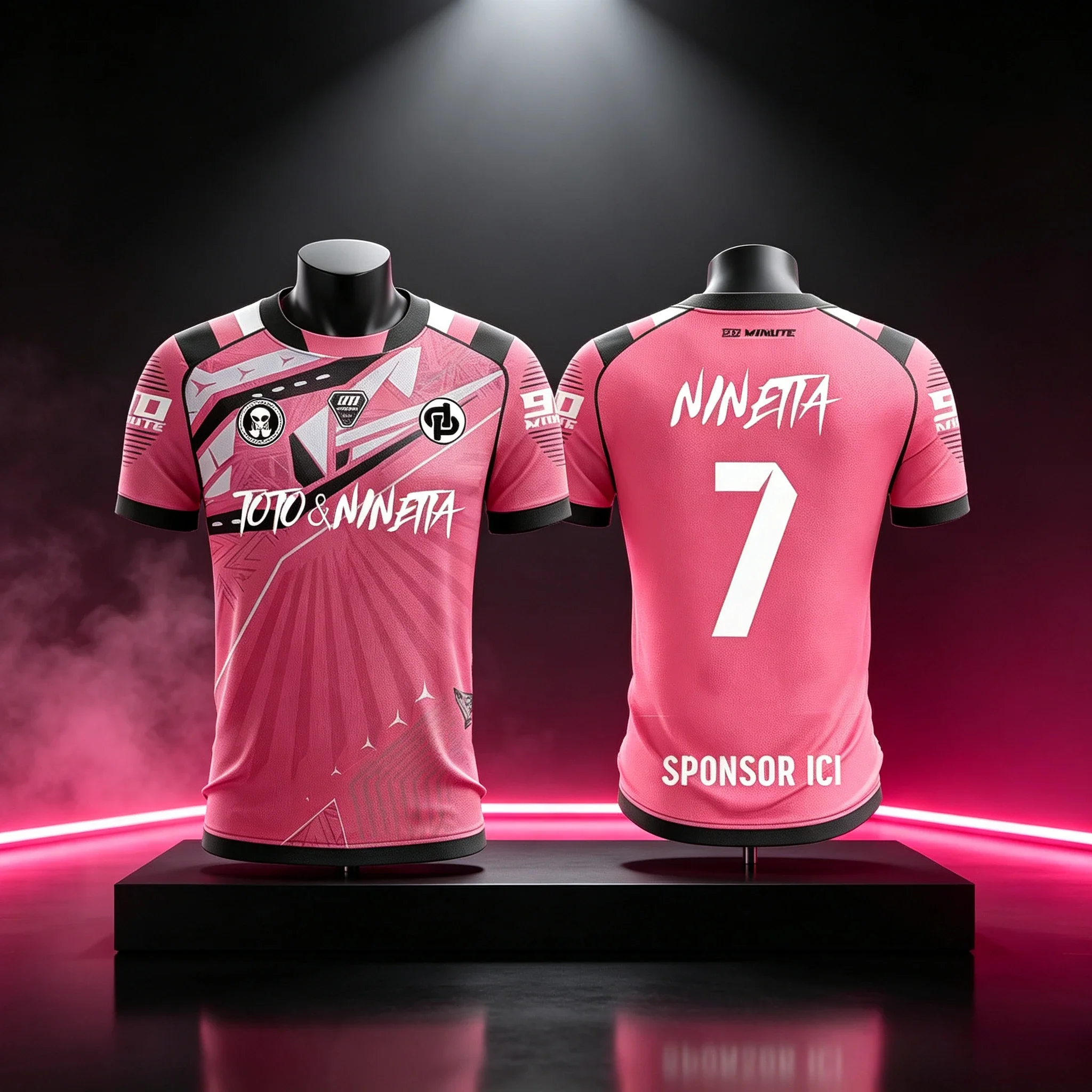 `MM9 JUL 90‑Minute Series Sports Jersey Unisex 3D Print Quick‑Dry Football Racing Team Training Tee For Men Family Kids Tops`