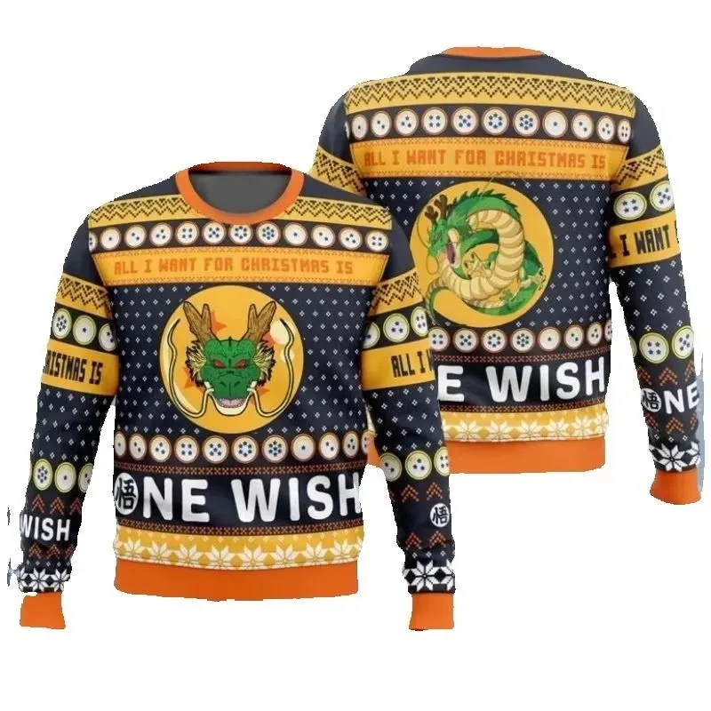 2024 New Style All I Want for Christmas is a Wish for Christmas Ugly Christmas Sweater Holiday Gift for Men and Women