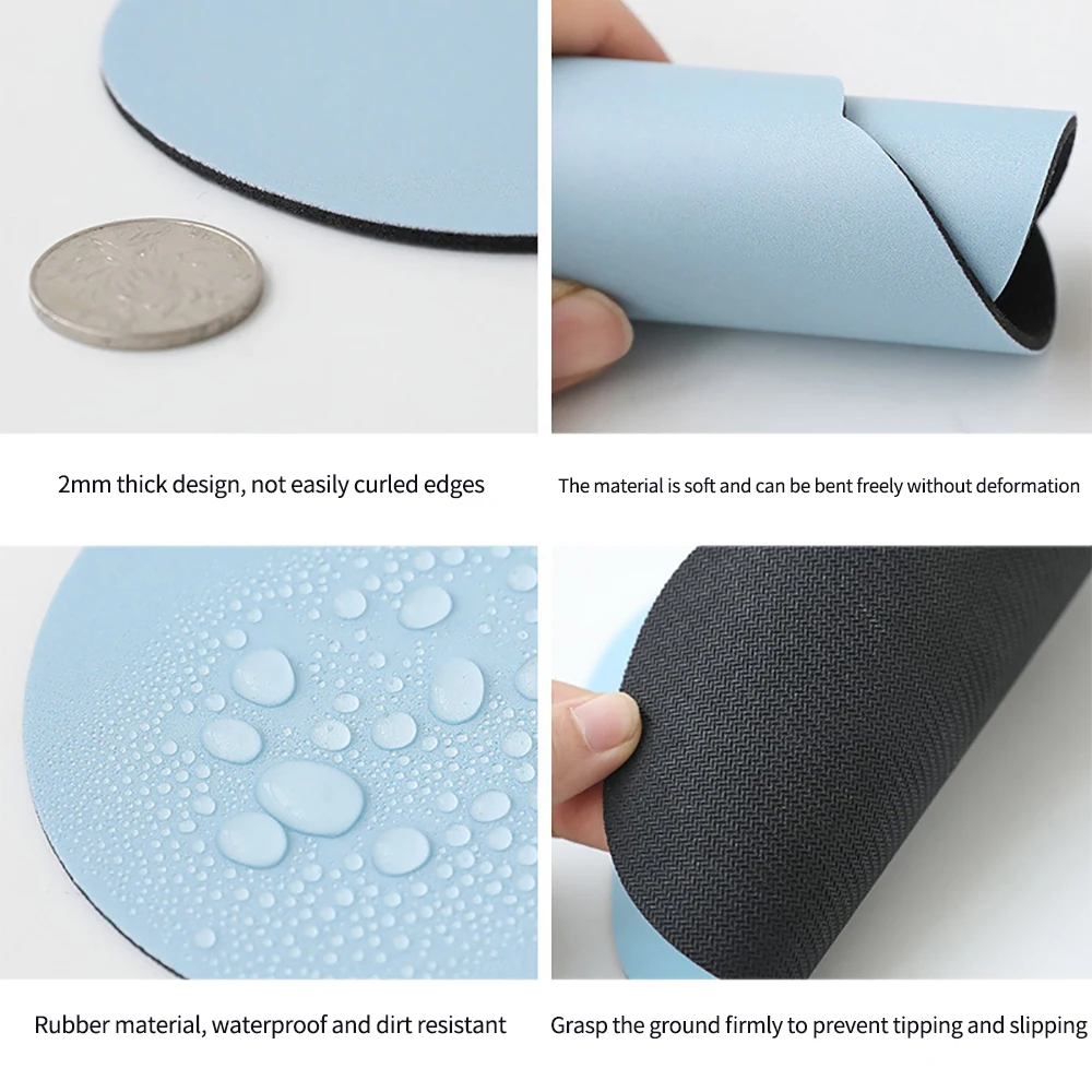 Soft Rubber Mouses Pad Cute Waterproof Non-Slip Cloud Mouse Pad Small Waterproof Anti-scratch Mouse Mat For Laptop PC Desktop