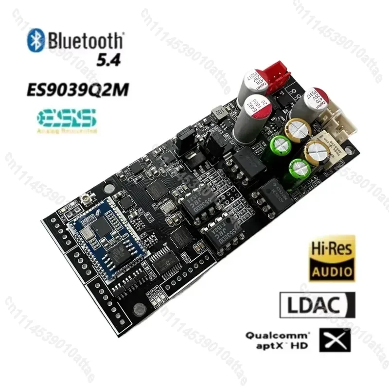 For ES9039Q2M DAC Decoder Board QCC5181 Bluetooth 5.4 Wireless Receiver Dual NE5532 OP AMP LDAC APTX HD 24bit 96KHz Audio