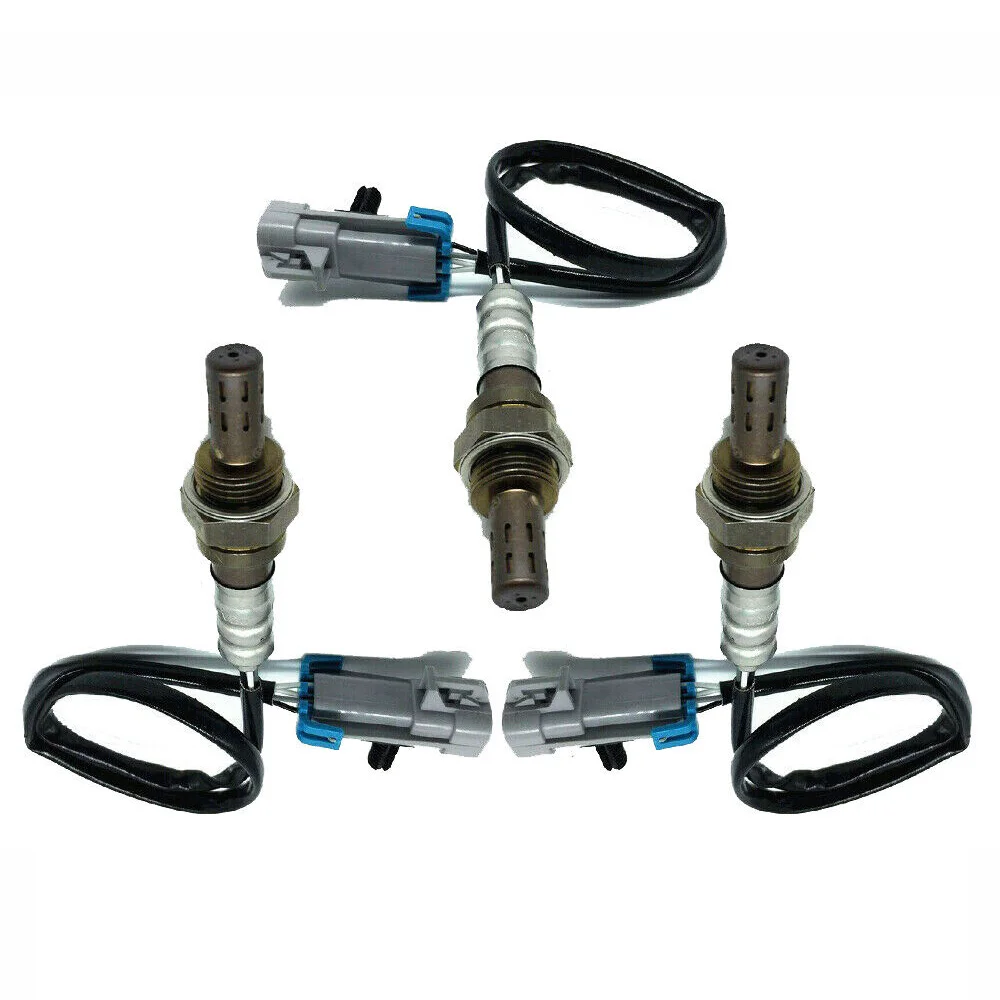 3pcs Oxygen O2 Sensor Upstream Downstream for 2002 Chevrolet Blazer S10 4.3L 4 Wires Lambda 234-4650 Replacement Parts