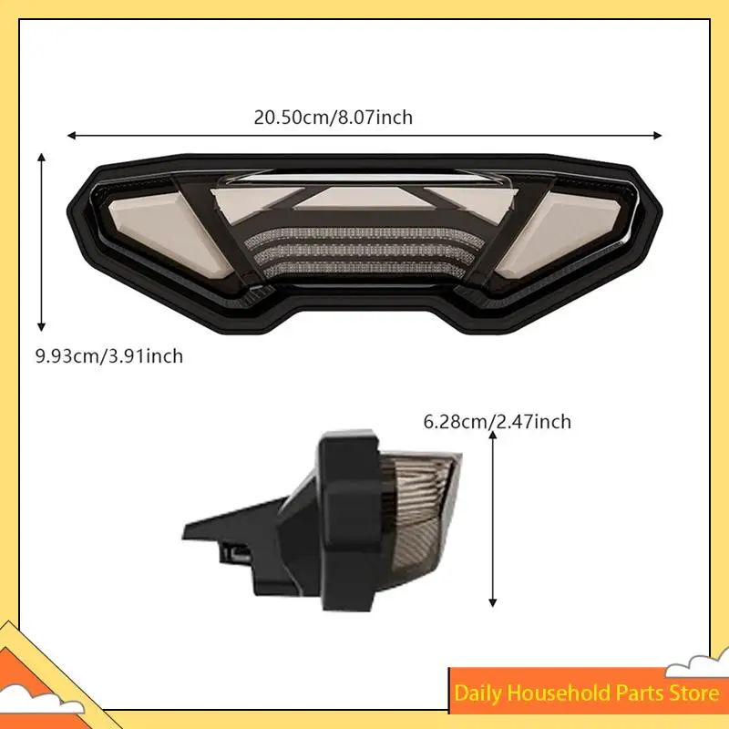 【بيع رائع】1 قطعة دراجة نارية مجددة مقاوم للماء عالية الإضاءة LED المصابيح الخلفية المحمولة ل MT 09 10 Tracer 900 GT FJ 09 FZ 09 1