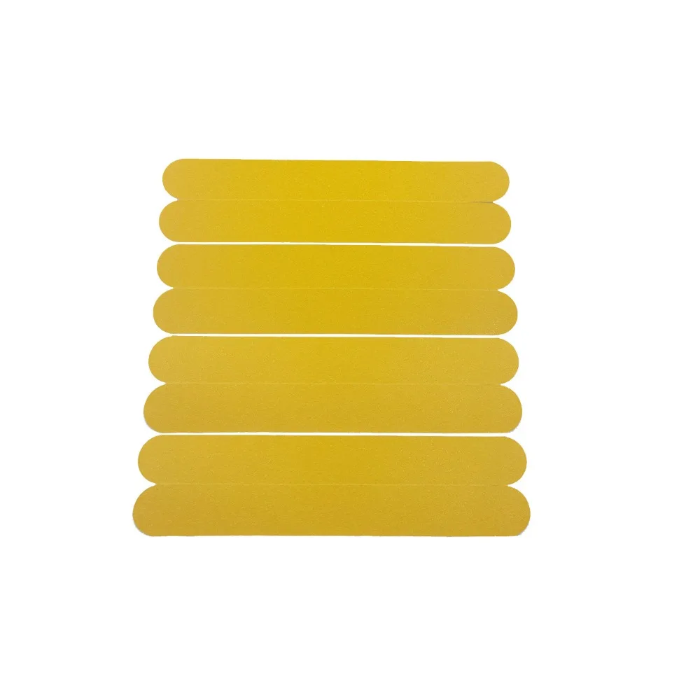 8Pcs Tire Tread Texture Stair Tread Anti-Slip Tape Waterproof Strong Adhesive Floor Step Grip Tape Durable Heavy Duty