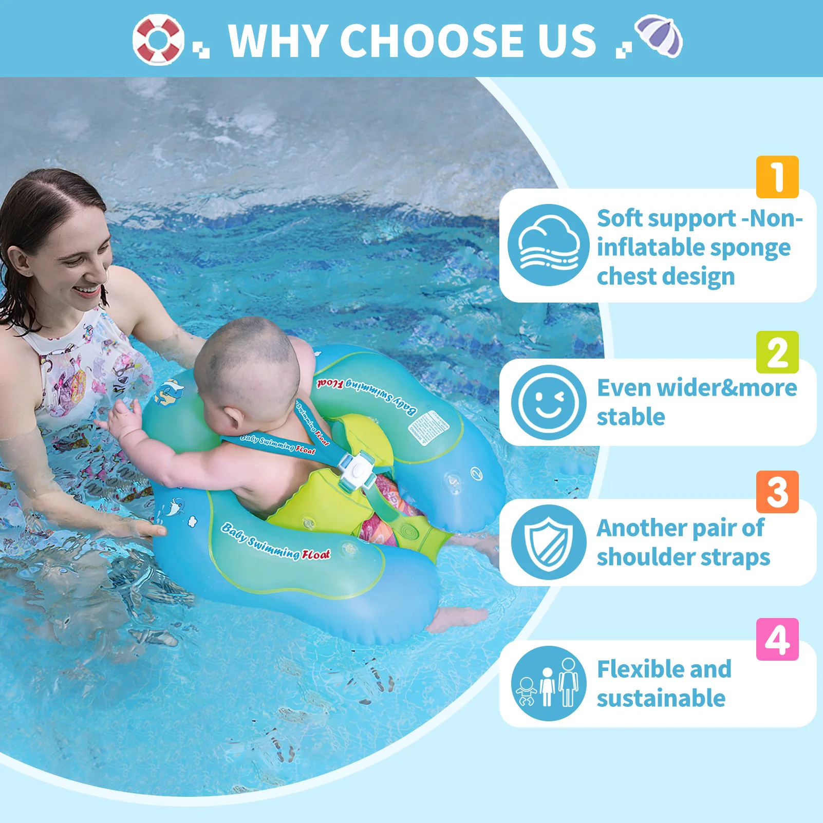 Thumbnail 3 - #29 Top Rated Baby Swimming Float Rings to Buy in 2026