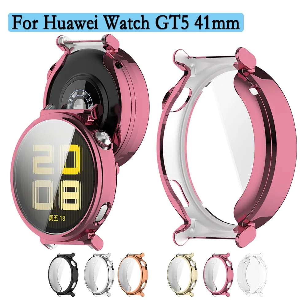 Cover For Huawei Watch GT5 41mm Soft and Durable TPU Watch Case Protector With Screen Protection Watch Shell Supplies