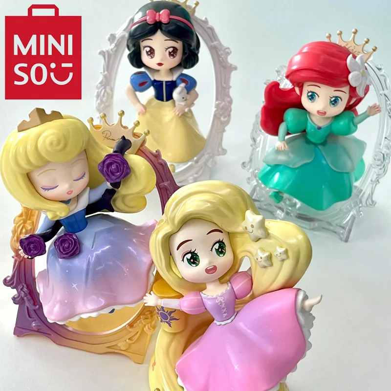 Disney Blind Box Cute Princess Chase A Dream Series Figurki akcji z anime Niespodzianka Zgadnij Pudełko Model kolekcjonerski Zabawki Ozdoba Prezent