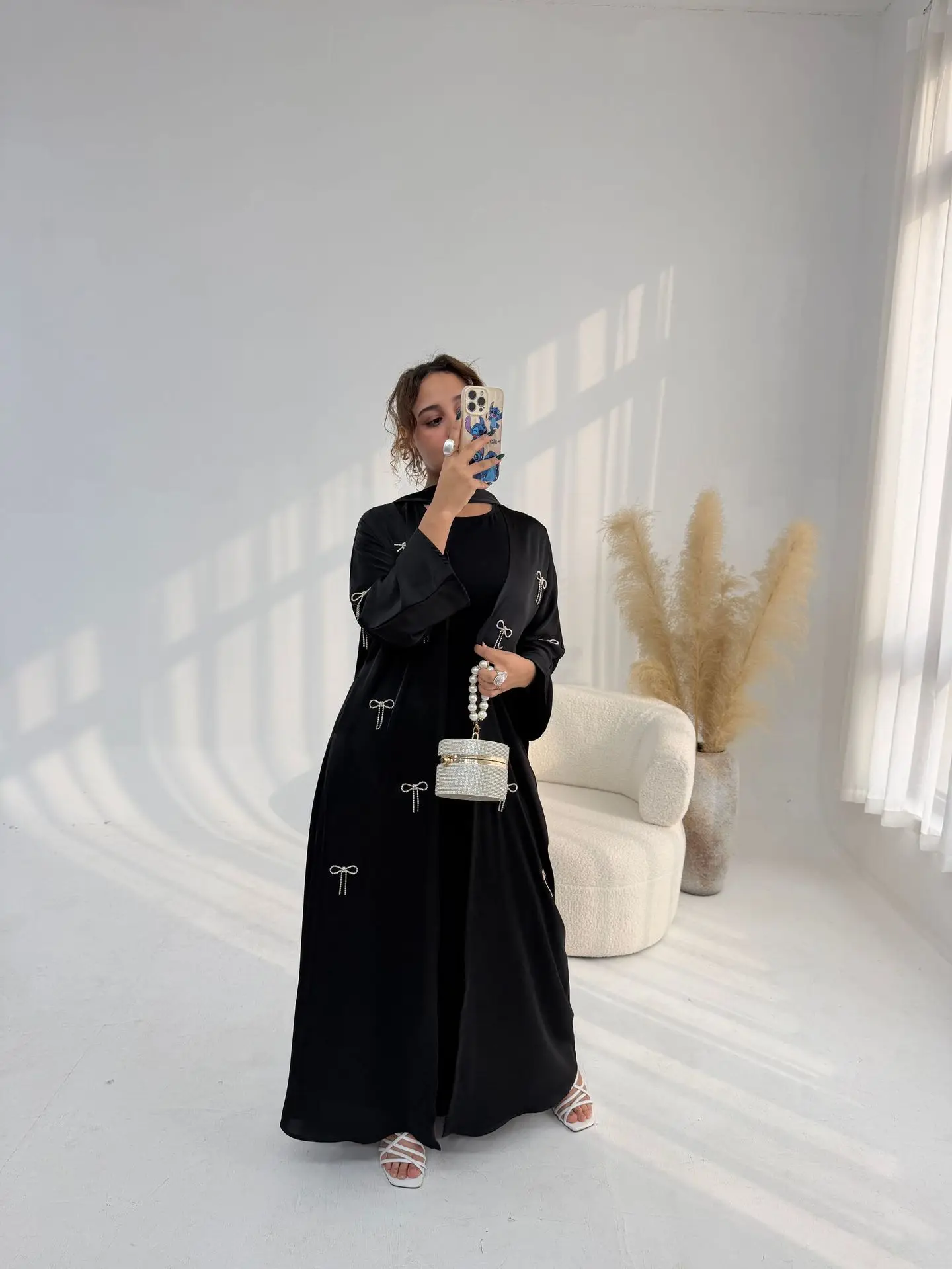 

Модный комплект для женщин: хиджаб, платье, абайя, кафтан, кимоно, кардиган, джалабия, исламское платье в стиле Дубай и Турции