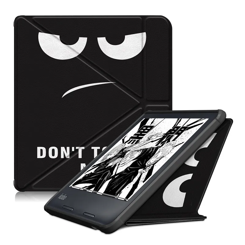 For KOBO Sage Sleepcover 8 Inch Cute Painted Leather Case For Kobo