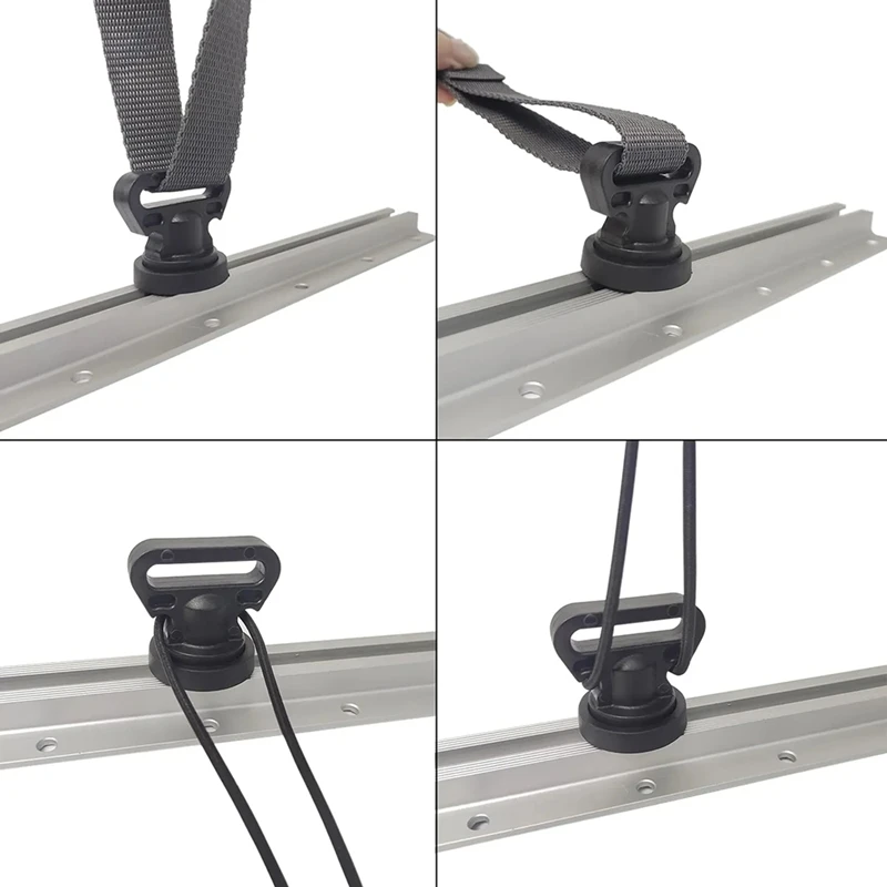 

Tie Downs Parts For Kayak Track Mount, Track Mount Vertical Tie Downs For Securing Cooler,Kayak Accessories To Track