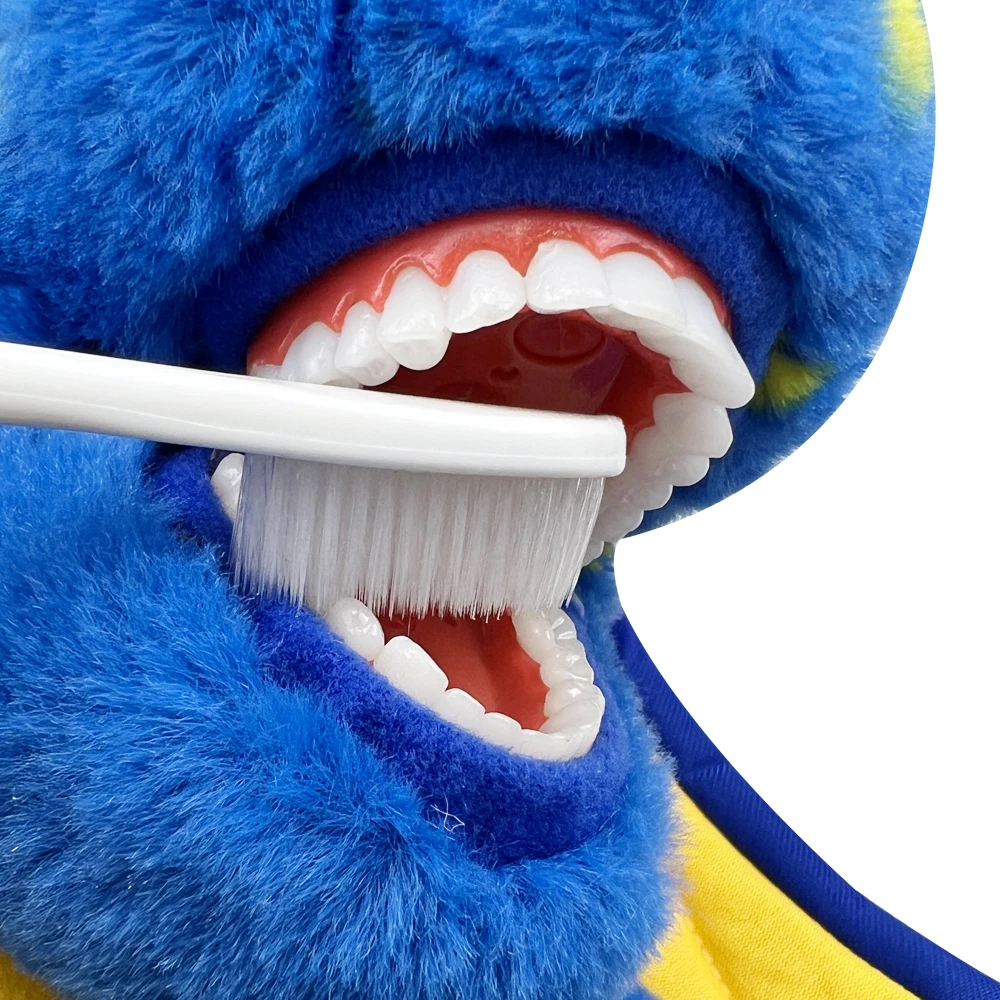 

Dinosaur Dental Plush Toys With Teeth Model Cartoon Cute Animal Teeth Plush Model Children Learning Brushing Teeth Educational