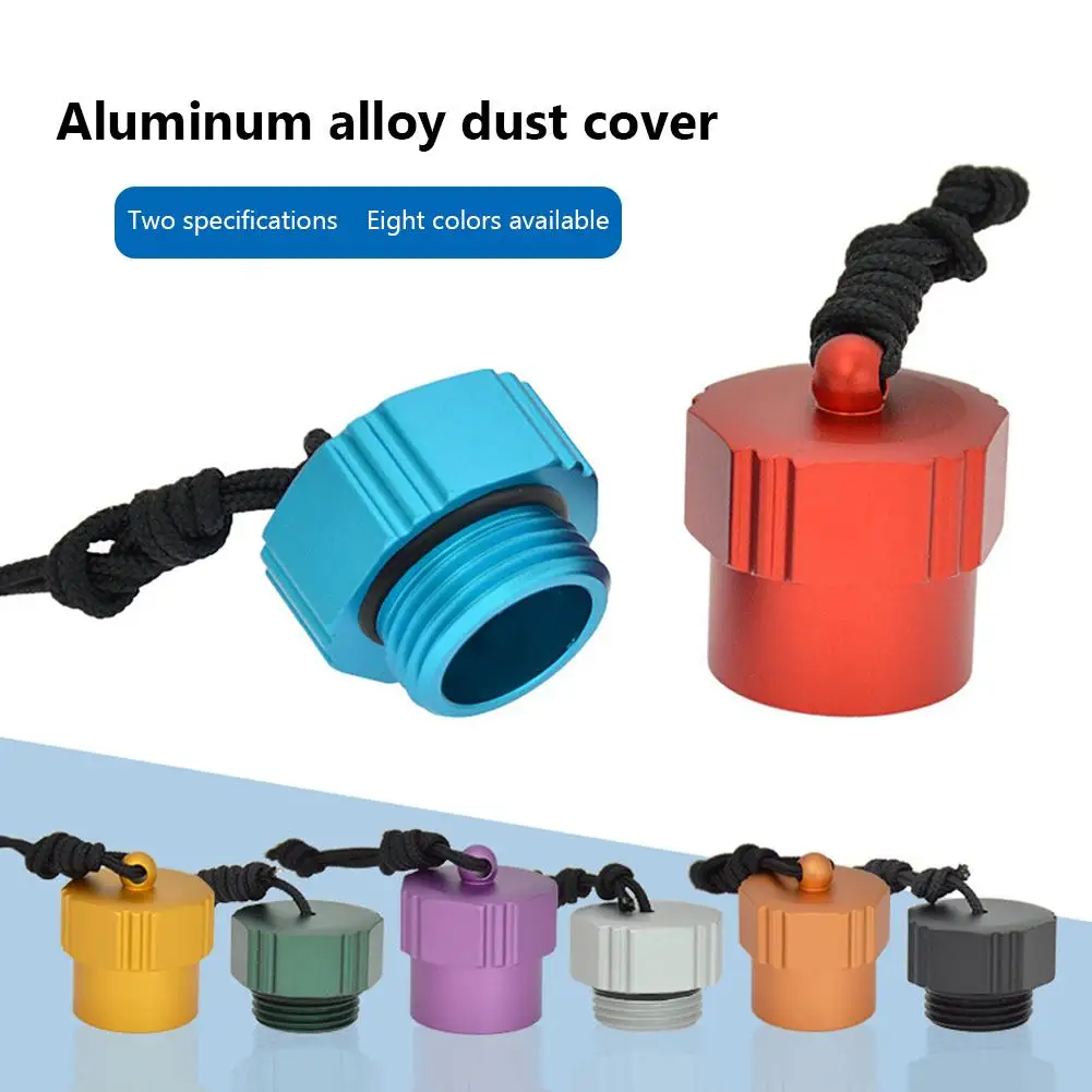 

Diving Regulator Universal Aluminum Dust Cap Protector Cover Tank Valve Dustproof Plug Accessories Kit