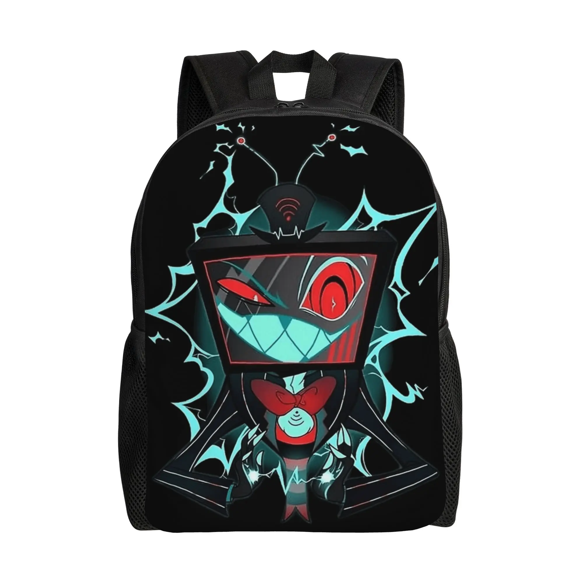 Hazbin Hotels Backpack Vox  Youth Polyester College Backpacks Soft Stylish High School Bags Rucksack
