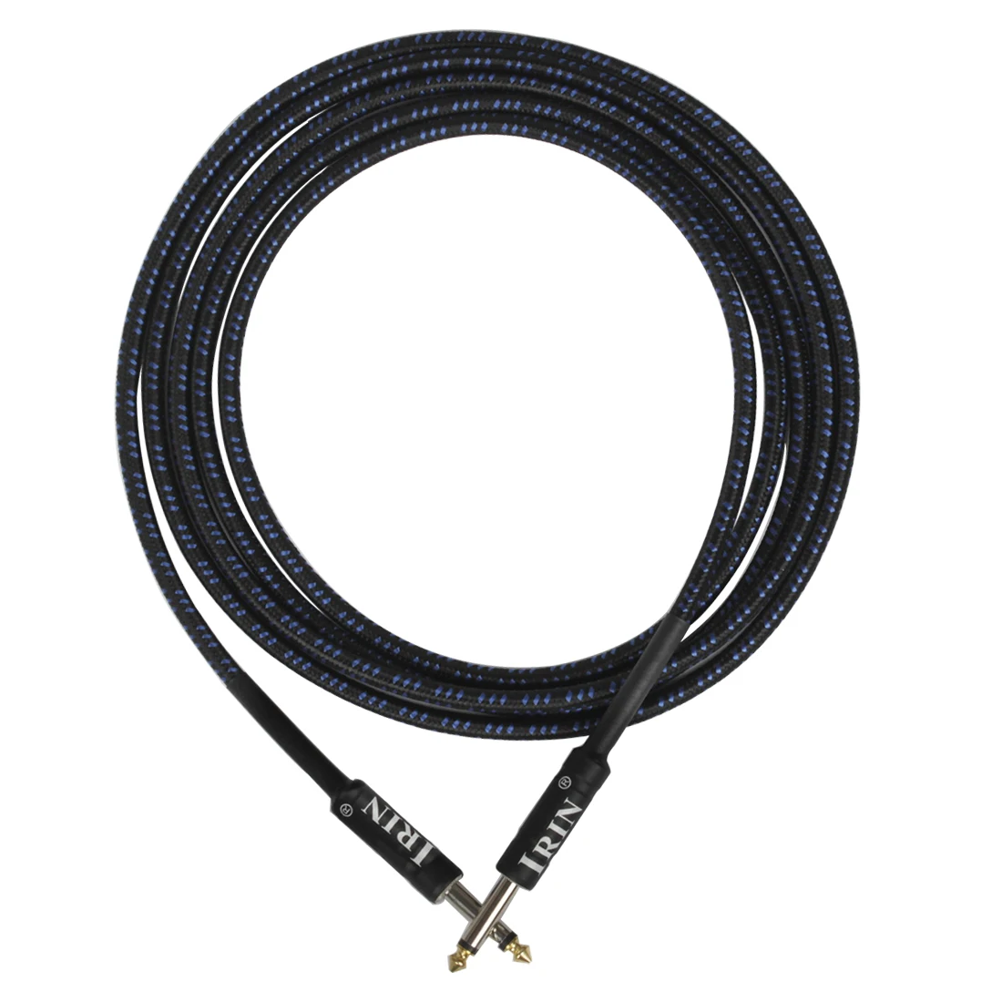 IRIN-Cable de Audio de 3M para guitarra eléctrica, Conector de níquel colorido, amplificador de bajo eléctrico, accesorio de piezas de guitarra