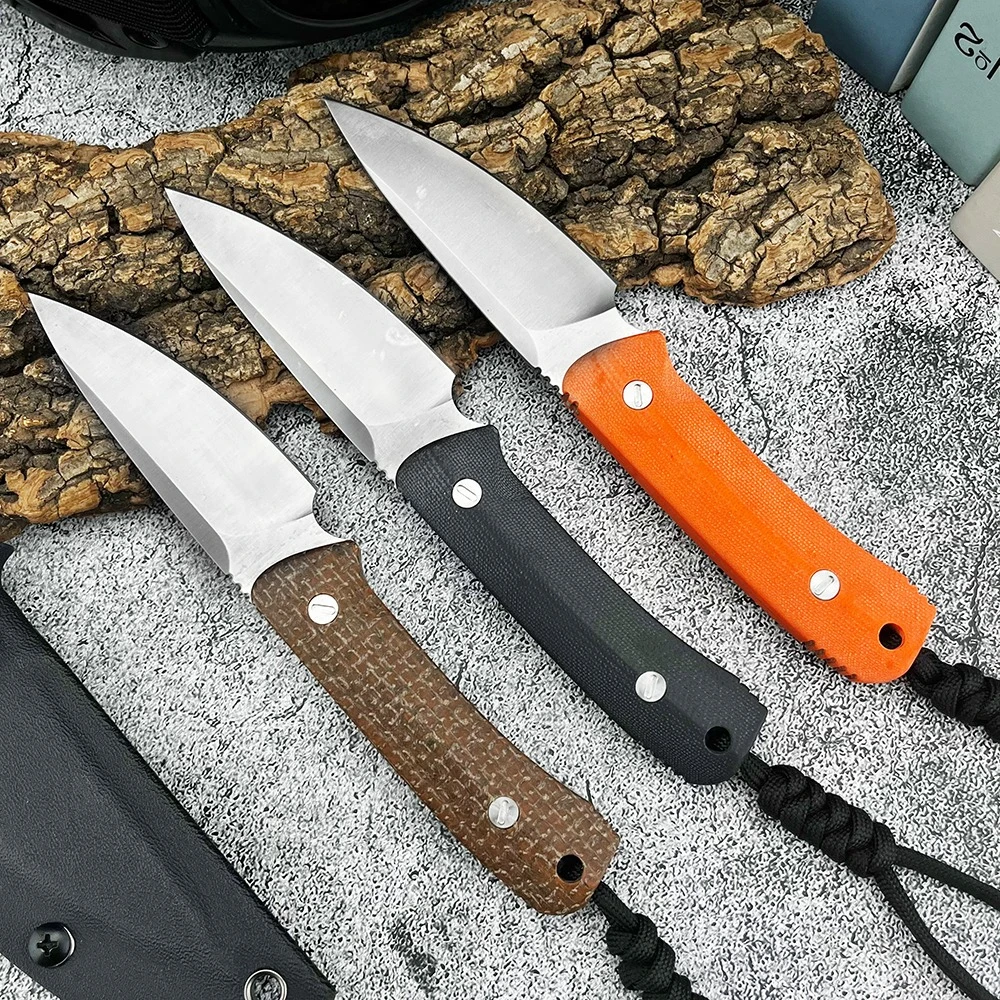Outdoor EDC Pocket Straight Knife Bushcraft Hiking Camp Picnic Fishing Timber Trimming Parcel Unboxing Nut Shelling Rope Cutting