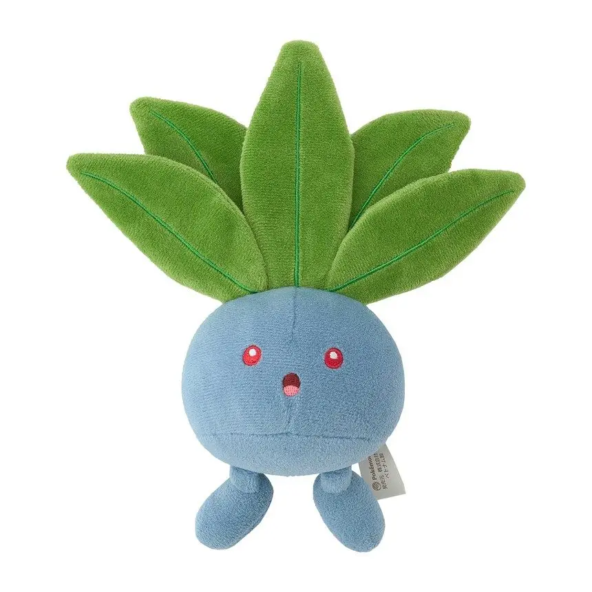 

Мягкая игрушка-плюш Oddish из Pokémon Center со звуком, маленькая кукла-подушка, милый мягкий подарок для детей на день рождения и Рождество