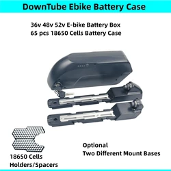  Reention Tiger Shark Down Tube Dolphin Ebike Battery Box 36V 48V 52V Electric Battery Box 65 pcs 18650 Cells Battery Housing