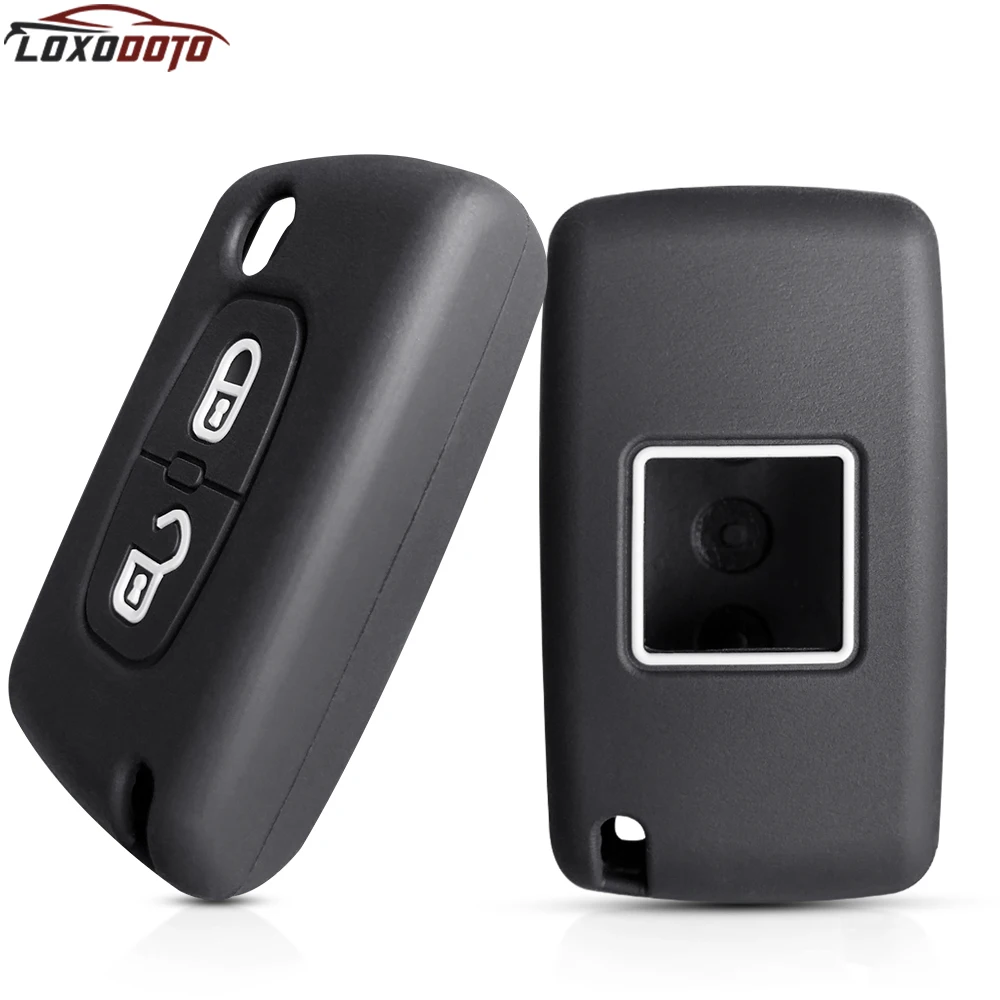 Car Key Fob Case Key Cover For Peugeot 308 307 3008 206 407 4007 5008 207 287SW 308SW For Citroen C2 C3 C4 C5 C Crosser Berlingo