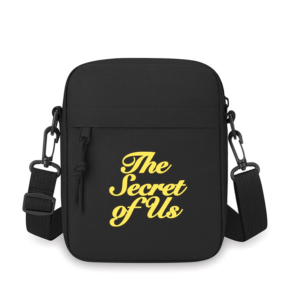 

The Secret of Us yellow font Men Crossbody Bag Single Shoulder Women Cartoon Anime Film Printing Design Unisex