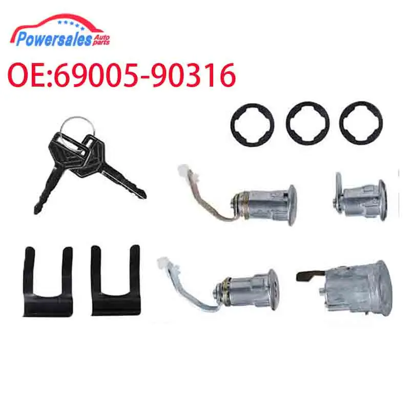 Nouveau cylindre de serrure de porte avec clés, pour Toyota Land Cruiser FJ40 FJ43 FJ45 BJ40 1975 – 1986 6900590316