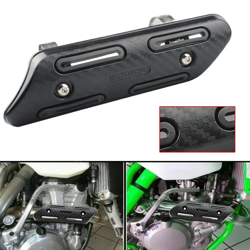 Hot motorcycle exhaust hood exhaust pipe anti-hot cover heat shield off-road vehicle retrofit anti-hot cover multi-color