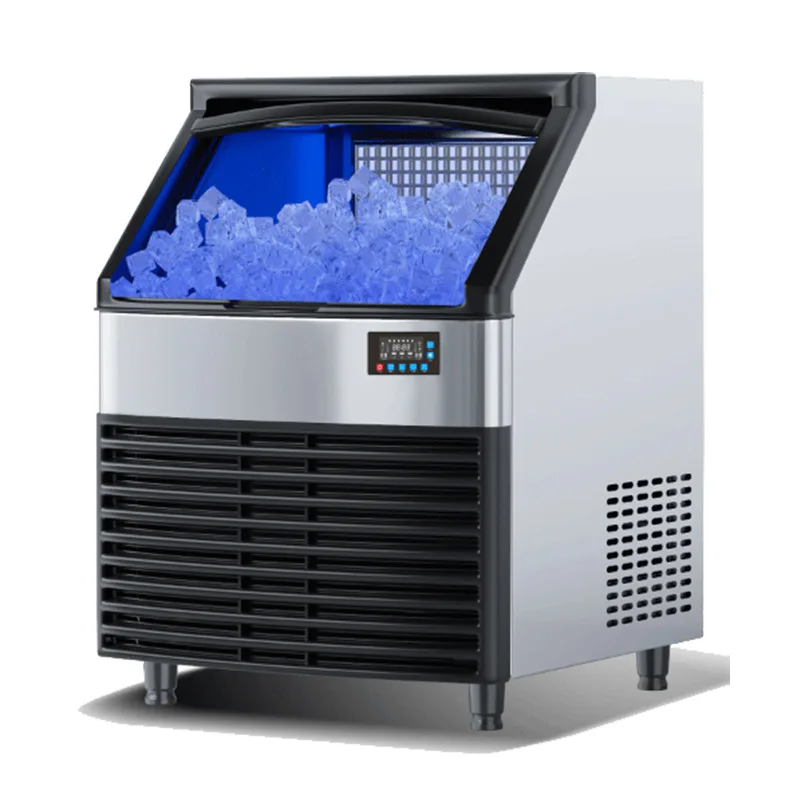 

Ice machine Commercial automatic milk tea shop Small maker Large capacity square ice cube Large bar cube machine