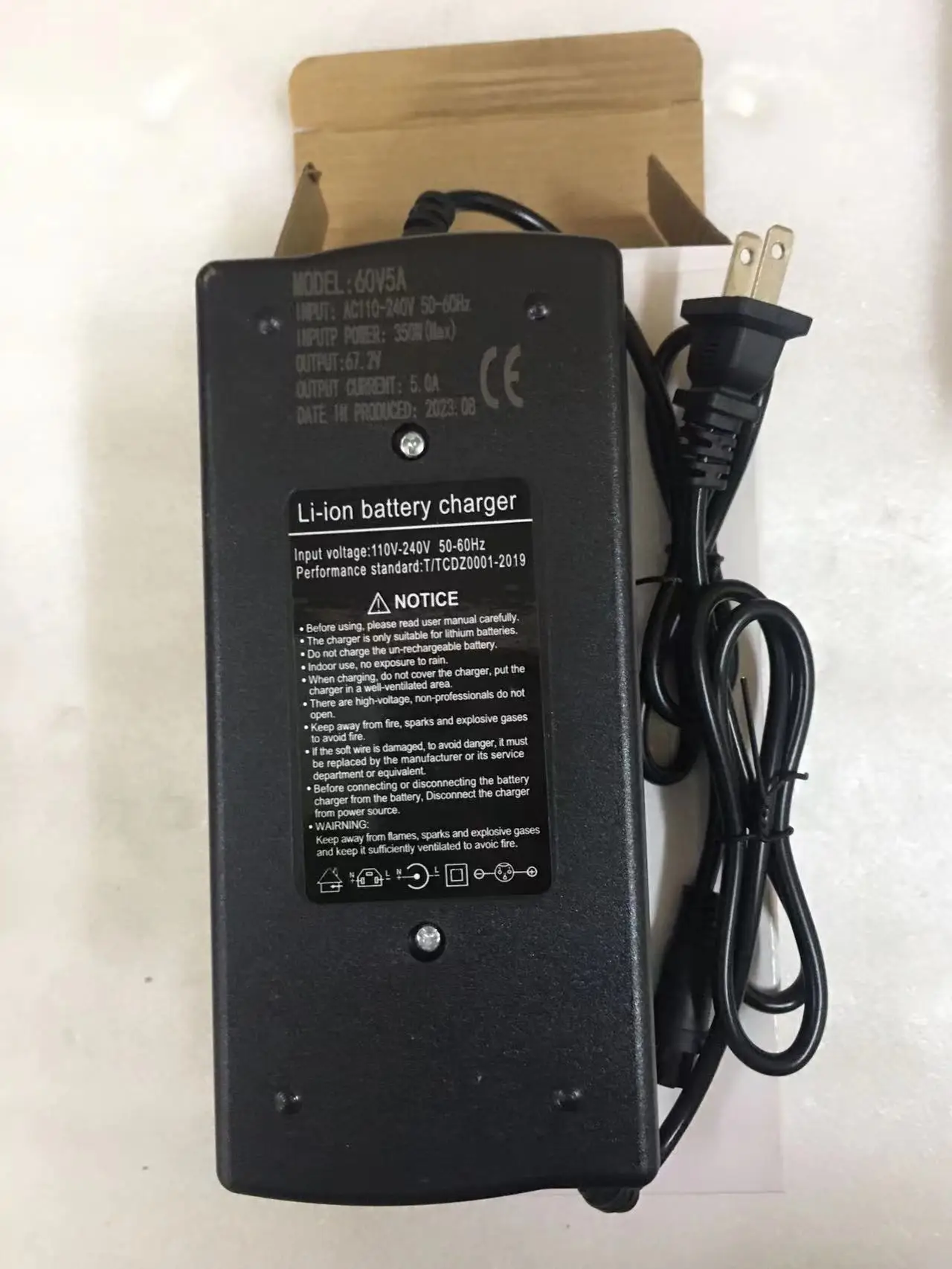 Electric scooter accessories 60V5a EU specification charger