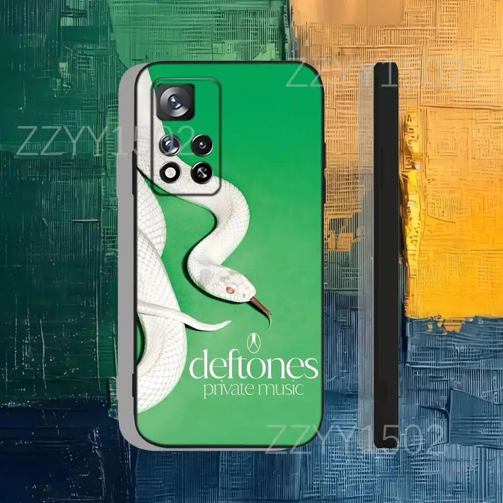 D-Deftones Private Music Phone Case For Samsung S25,S24,Ultra,S20,S30,Plus,S22,S23,Ultra,Plus,5G Black Silicone Soft