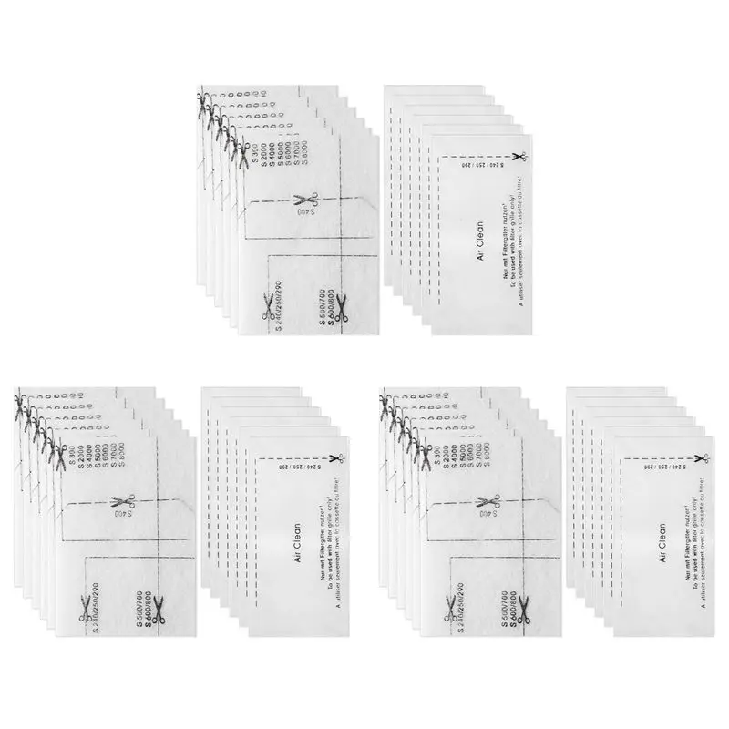 AT19-36X Vacuum Cleaner Filters For Complete S8340 S8360, C1 C2 C3, Exhaust Filter Replacement Parts Filter Sets