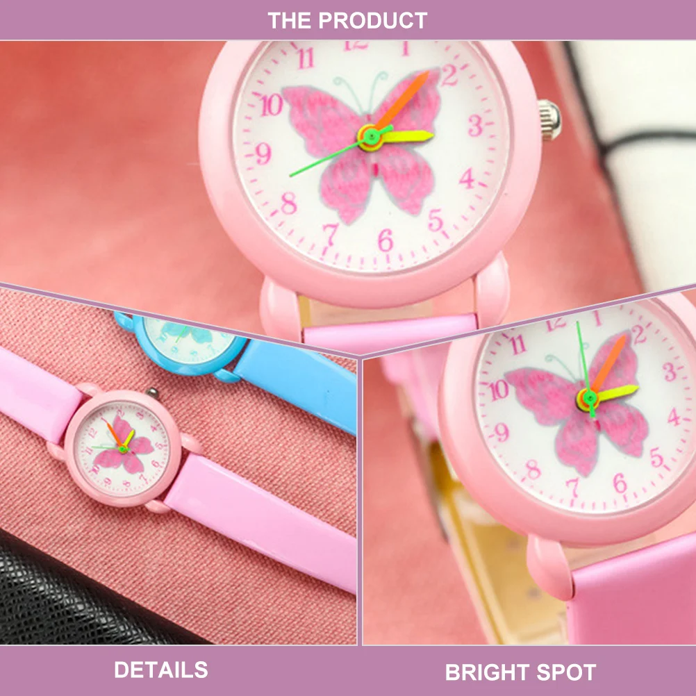 

Мультяшные часы Наручные часы для детских часов Спортивный стеклянный узор