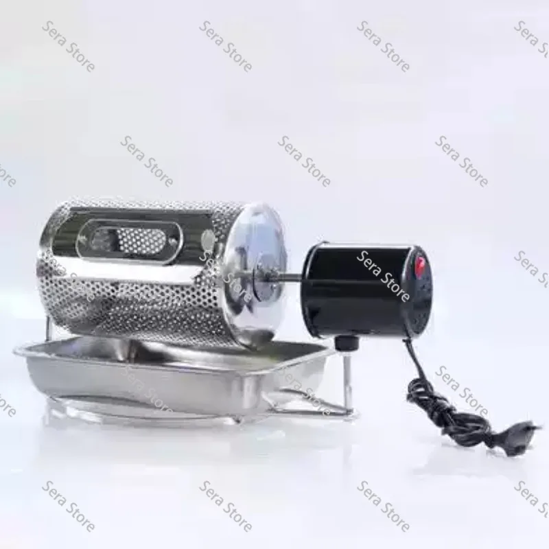 AC 110V/220V Electric Coffee Roaster Stainless Steel Coffee Bean Roast Machine Popcorn Nuts Grains Beans Baking Rotation 40W