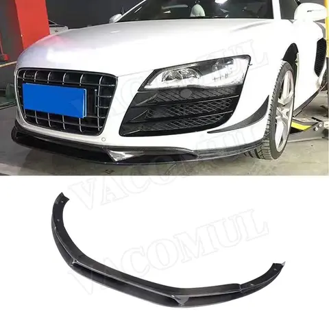 VACOMUL 탄소 섬유 프론트 범퍼 립 스포일러 턱 스플리터, 아우디 R8 V8 V10 2008 2015 자동차 스타일링