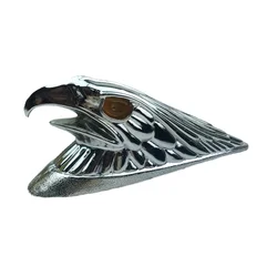 1pcs Motorcycle Electric Car Front Fender Decorative Plating Eagle Head Option Parts Logo