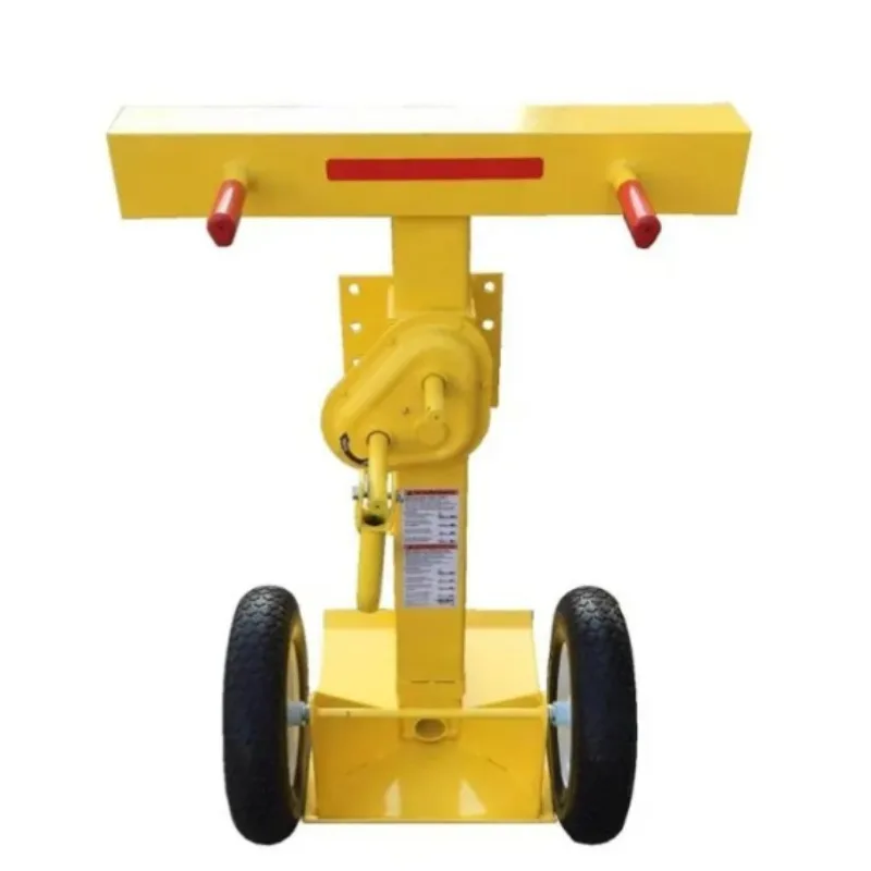 Hand trailer jack holder 100000Lbs static cover.