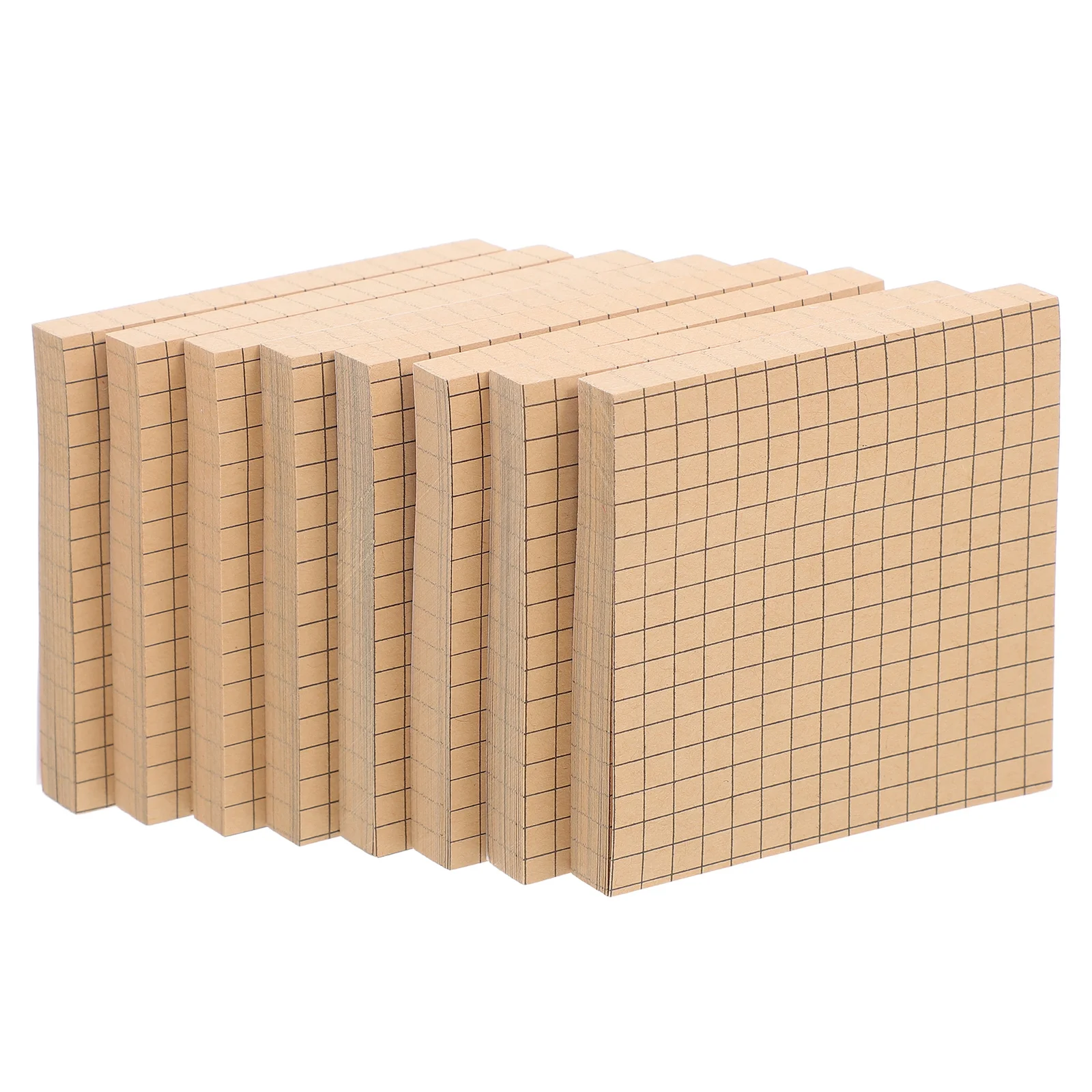 

Memo Pads with Grid Self-Adhesive for Office School Home Use Compact Note Stickers Daily Planner Supplies