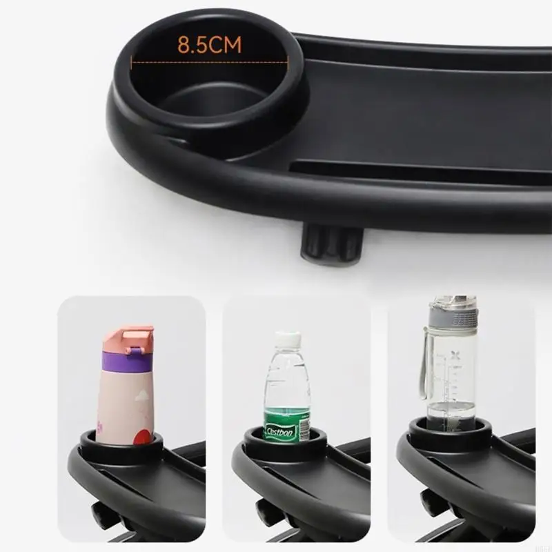 

H55B Portable Tray for Babies Stroller Universal Dinner Fit Most Types of Strollers 360 Degrees Rotation- Baby Family