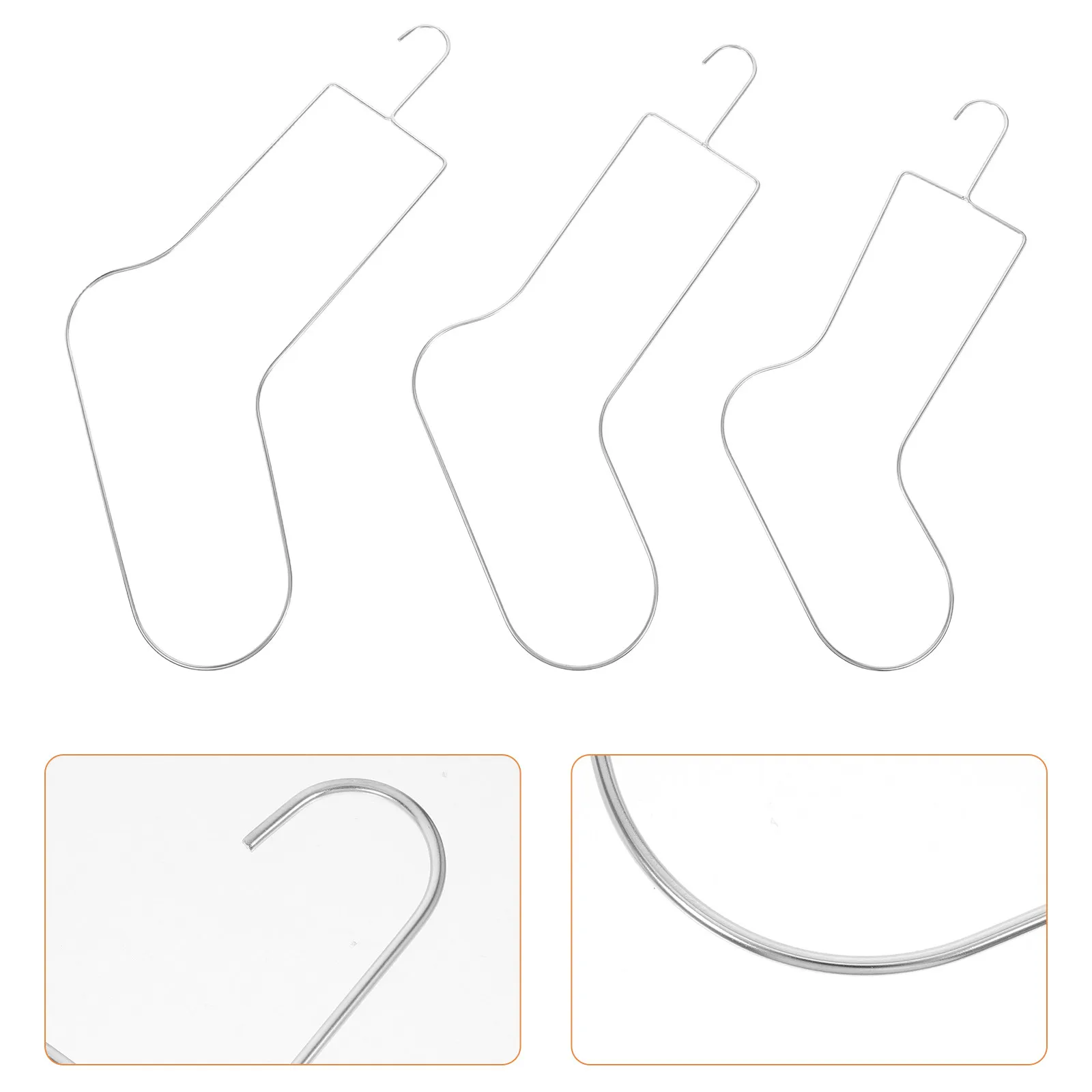 

6Pcs Sock Blockers Metal Drying Stretcher for Knit Crochet Socks Sock Holder Display Organizer Blocking Tools Stocking Blocks
