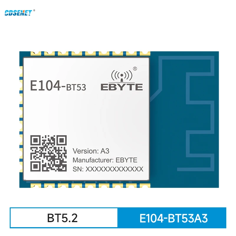 

5 шт. EFR32BG22 2,4 ГГц беспроводной BT5.2 синий-зубчатый модуль CDSENET E104-BT53A3 120m 6dBm PCB RF трансивер интегральная схема IoT