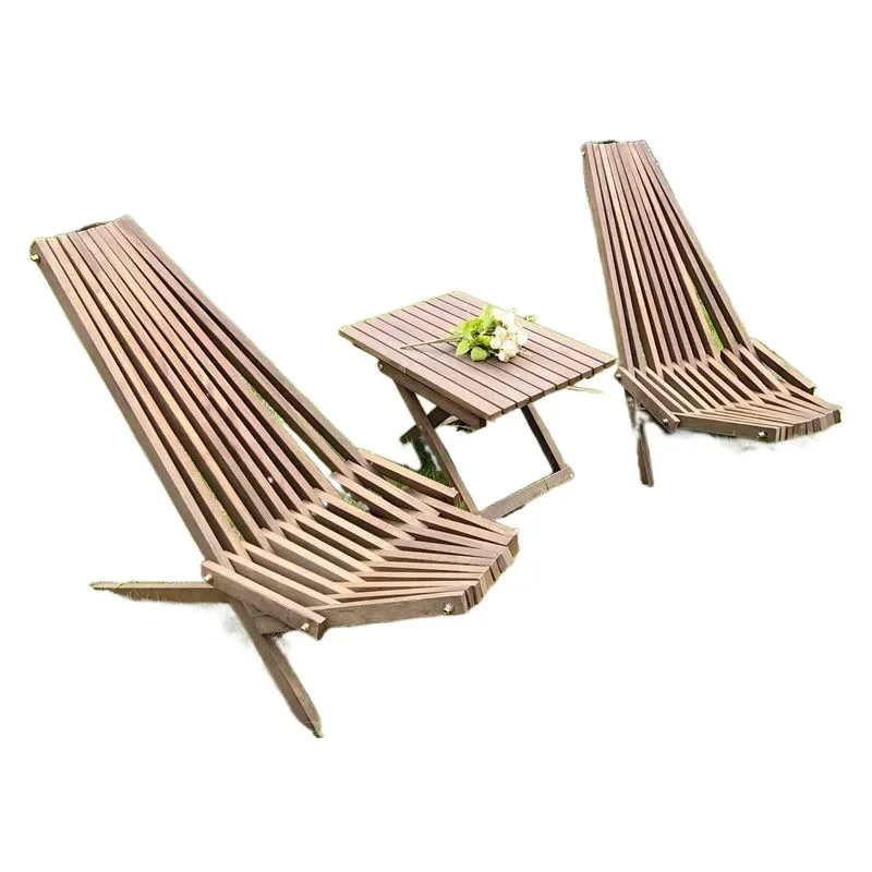 Folding Chair Leisure Chair Reclining Chair Villa  Hotel Farm Outdoor Courtyard