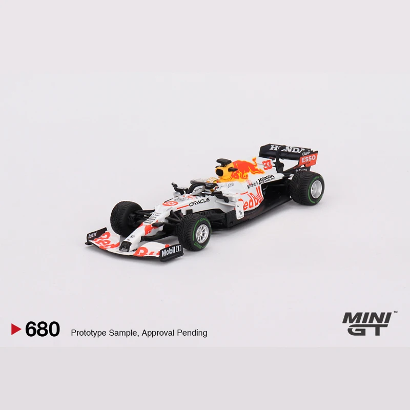 

1:64 Red Bull RB16B F1 Rally car 679 680 alloy die cast simulation car model, boys' toys, children's holiday birthday gifts