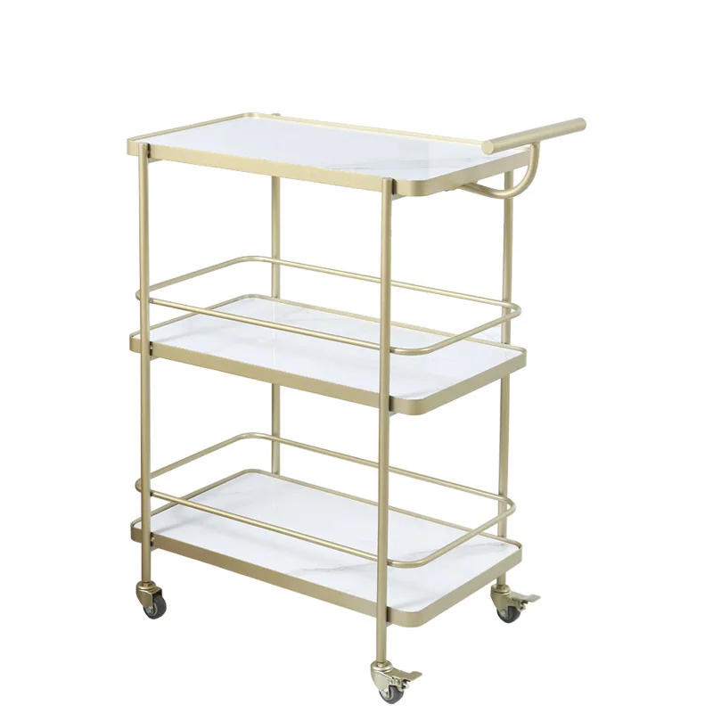 

Modern mobile dining car, Nordic hotel wine cart, trolley for home use