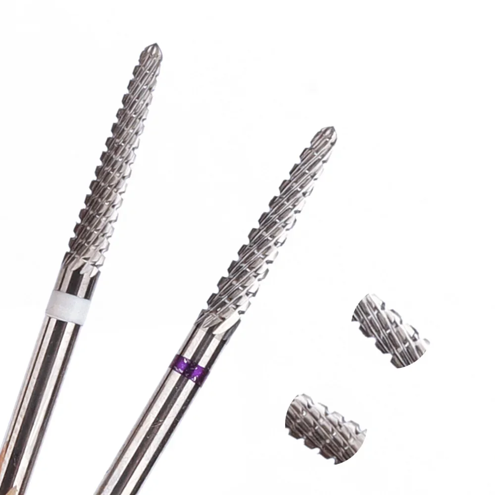 

1pc Nail Drill Bits Tungsten Carbide Manicure Cutters File Gel UV Remove Burr Rotary Mills Nail Art Tools