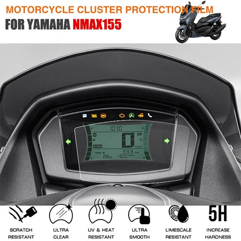 Motorcycle Instrument Dashboard Cluster Scratch Protection Film Screen Protector For Yamaha NMAX 155 2020-2022