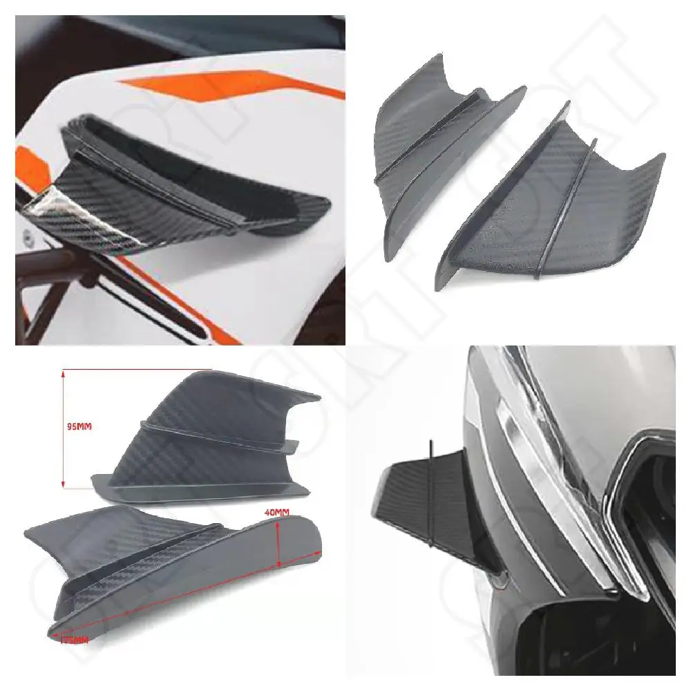 

Fits for KTM RC 390 125 RC390 RC200 RC125 RC8R 2013-2023 Motorcycle Fairing Side Panel Modification Wind Wing Spoiler Winglet