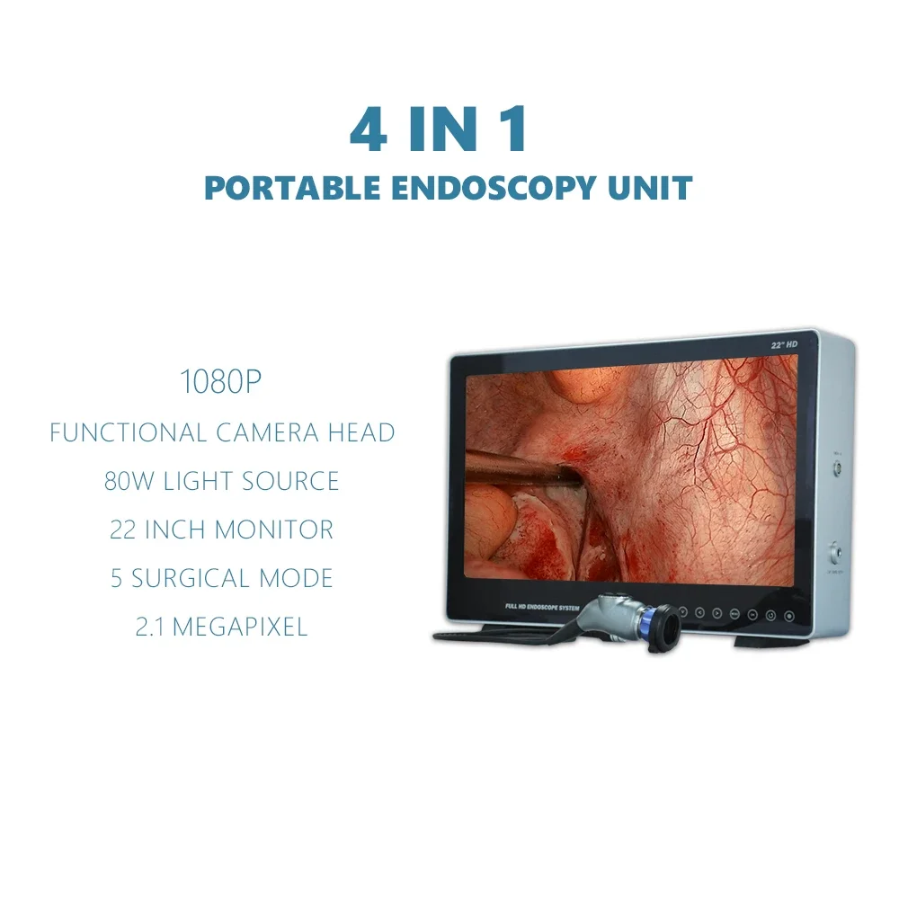 Medical ENT Rigid Endoscopic Camera with USB Storage