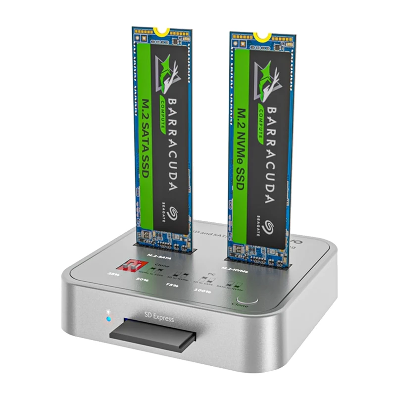 

MAIWO SSD Case M2 Ssd External Case Ssd M2 NVME/NGFF Case SSD Enclosure Type C SSD Hdd Docking Station USB C Clone Function
