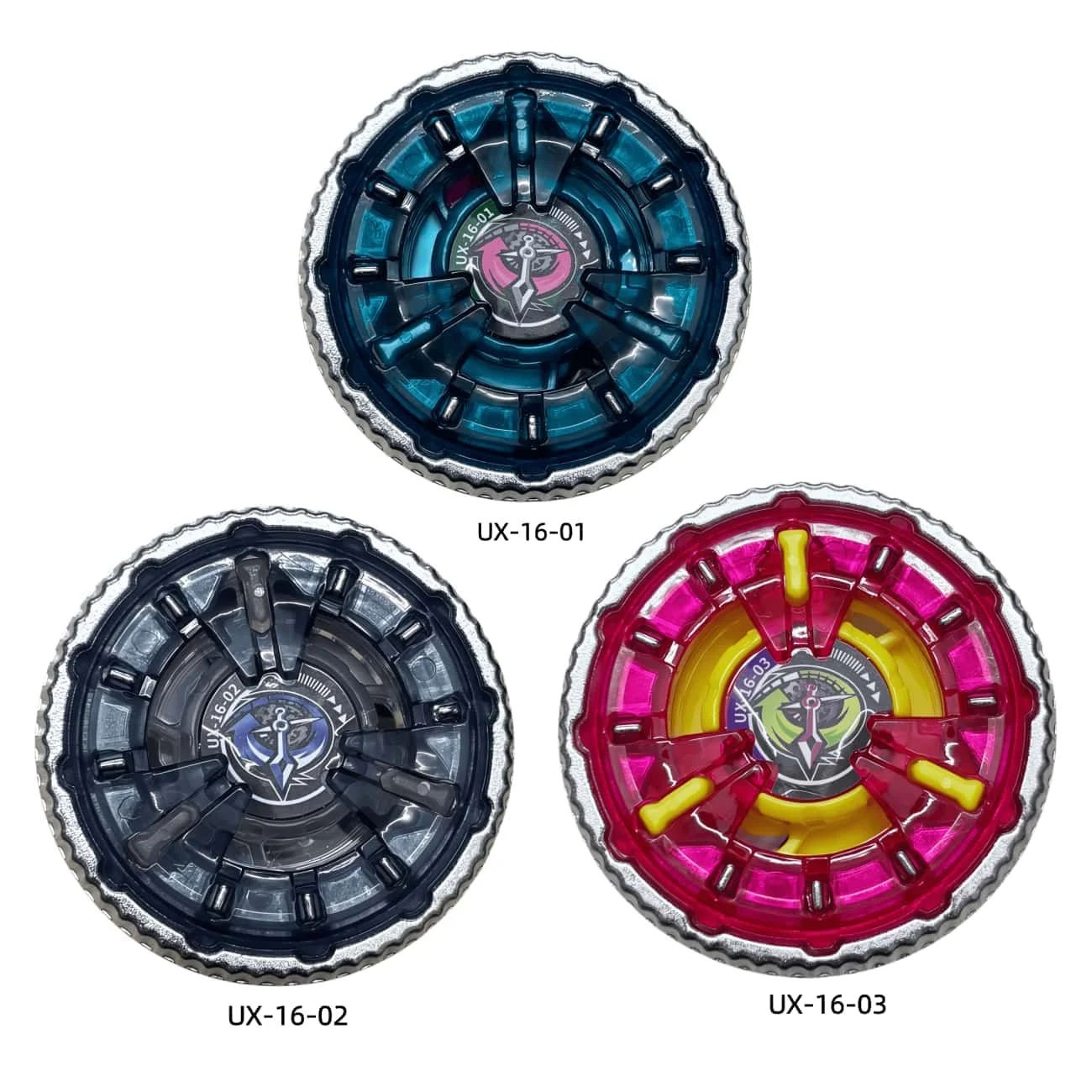 UX-16 Full Set 01+02+03 Bey X Random Booster Clock Mirage Metal