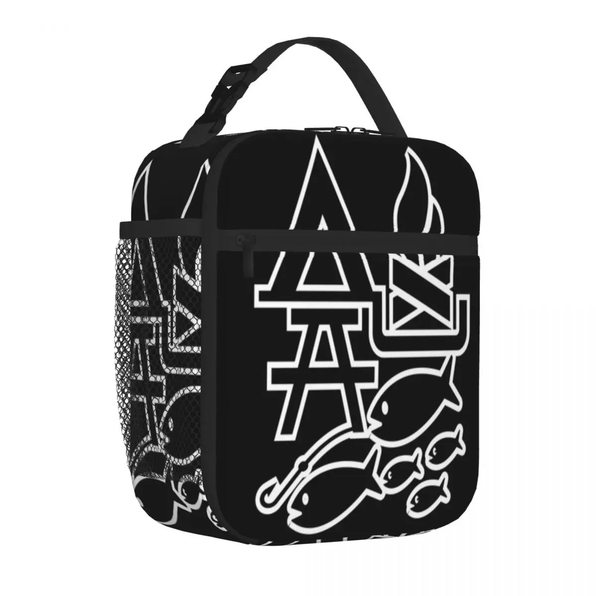 Hot Sale Modern Outdoor Fishing Denim Style Lunch Box Bag Family Outing Waterproof Lunch Bag