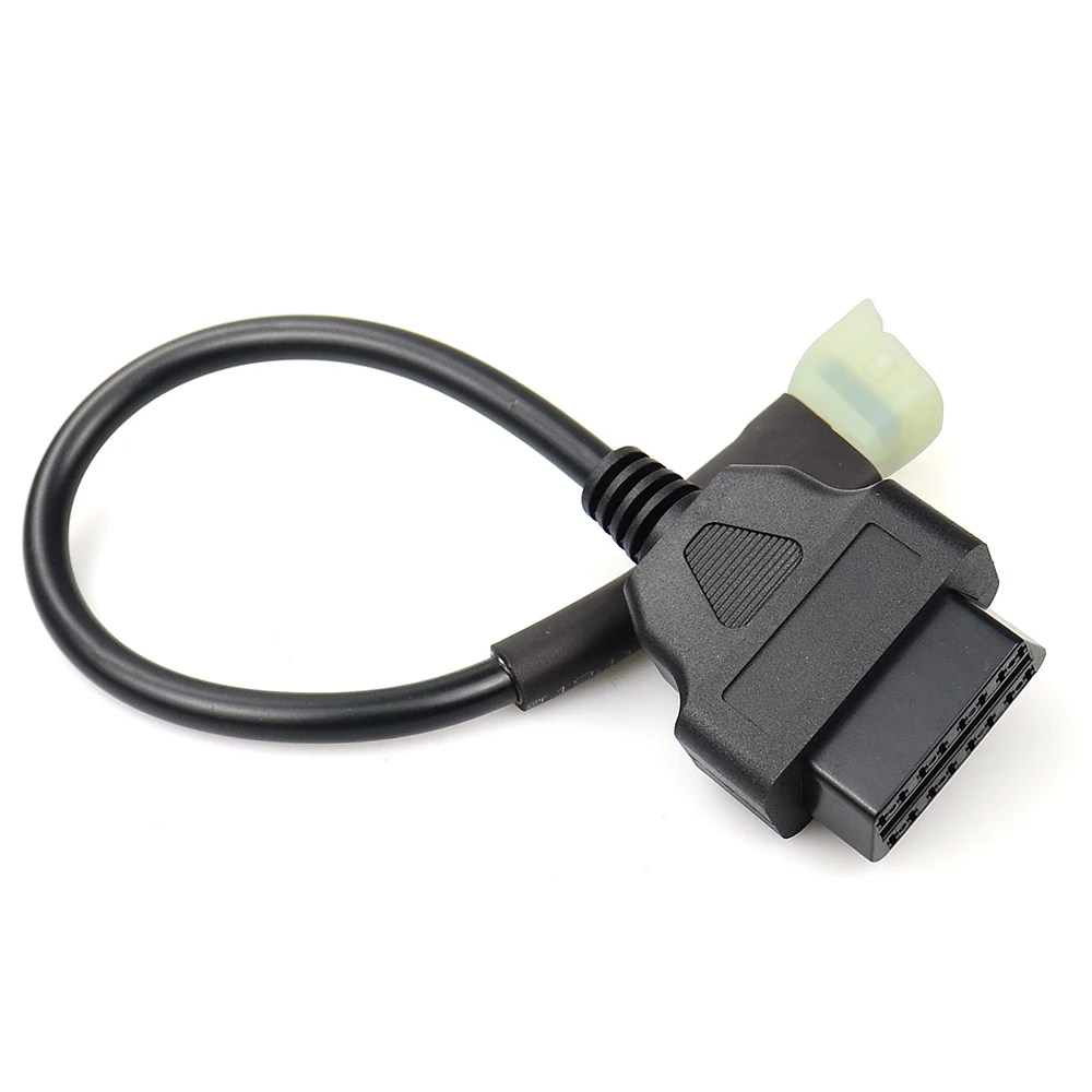 OBD Motorcycle Cable for Ducati 4 Pin Cable Diagnostic 4Pin to OBD2 16 Pin Adapter OBD2 Engine Fault Diagnosis Detection Plug