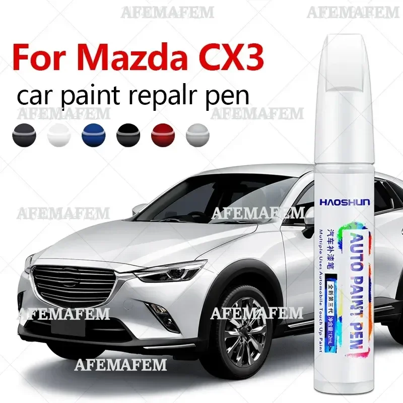 Bolígrafo de Reparación de Pintura, Eliminador de Arañazos, Accesorios para Auto, Negro, Blanco, Plateado, Rojo, Azul, Marrón, Gris, para Mazda CX3 2015-2025 DK